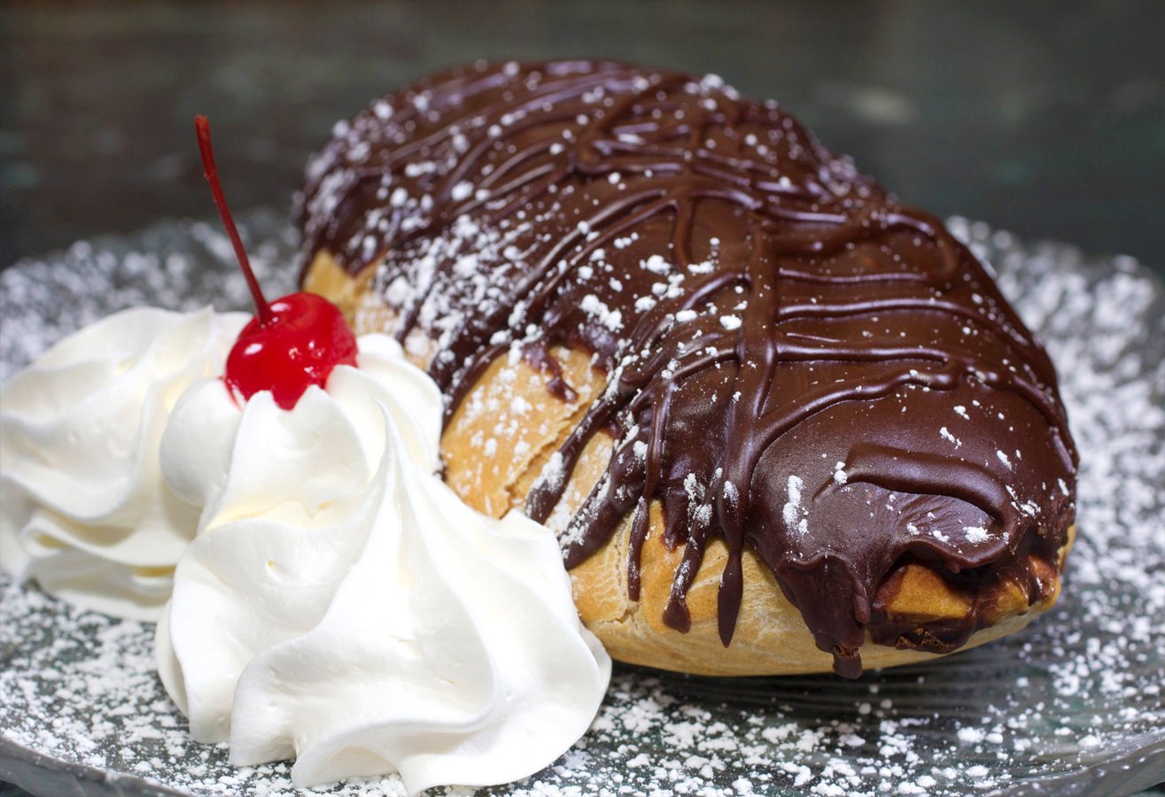 jumbo homemade éclair