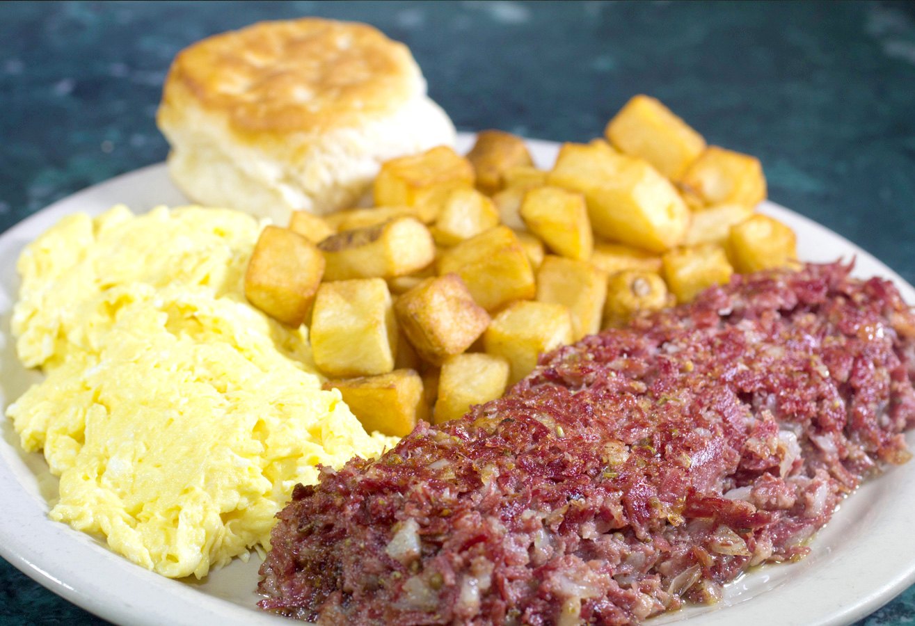 corned beef brisket and eggs